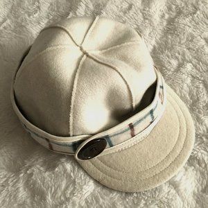 NWOT Stormy Kromer Plaid Wool Button Cap